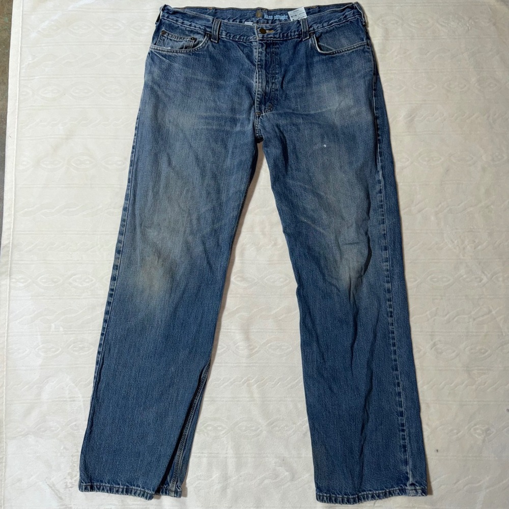 Carhartt Men's Loose Straight Jeans 38x36